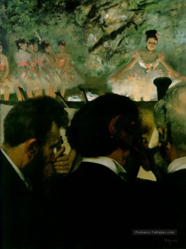 Edgar Degas œuvres - musiciens dans l’orchestre 1872 Edgar Degas